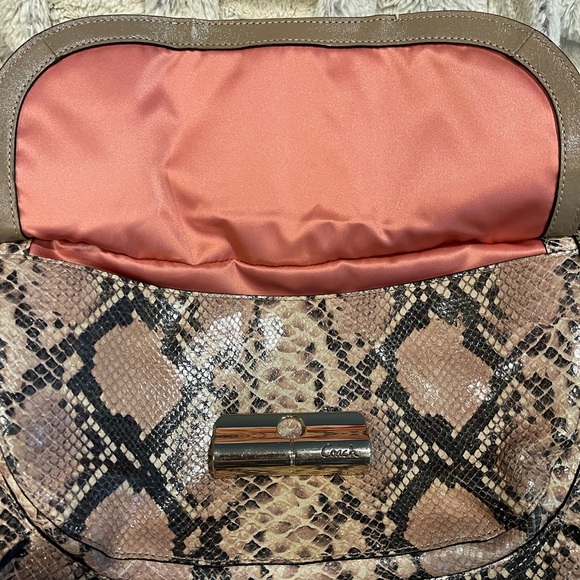 COACH Kristin embossed python leather hobo bag - Picture 11 of 16